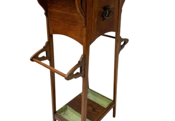 Arts & Crafts Art Nouveau Extra Large Pedestal or Plant Stand, 1900s